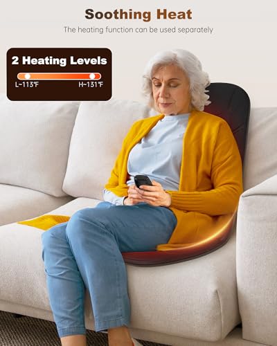Back Massager with Heat Massage Seat Cushion D45732