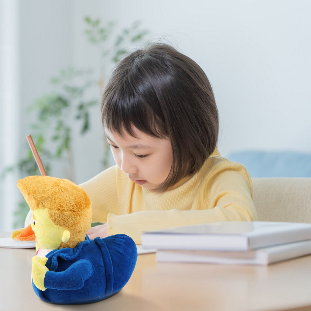 Plush Toy Duck Wearing Suit O9252