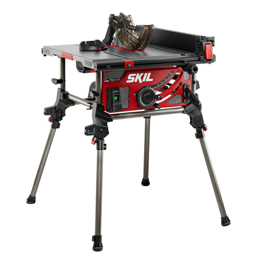 15 Amp 10'' Corded Electric Table Saw with Folding Stand F39535