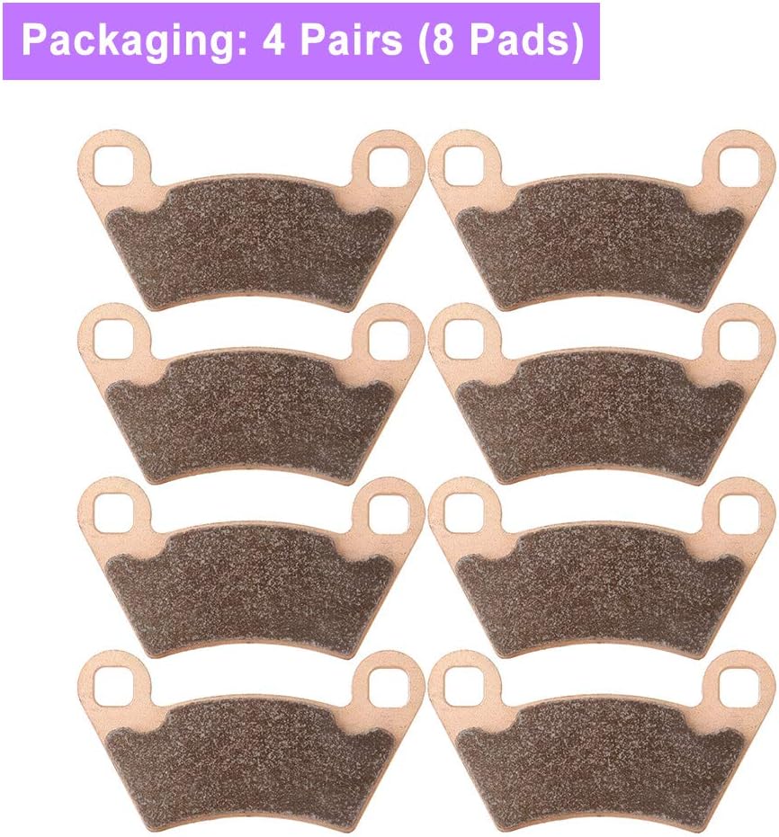 Brake Pads Front and Rear Sintered Replacement Kits Pack of 2 P250