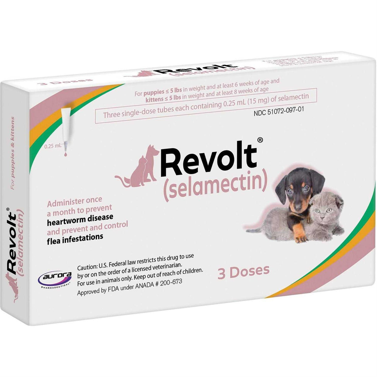 Topical Solution for Puppies & Kittens 0-5 lbs I519