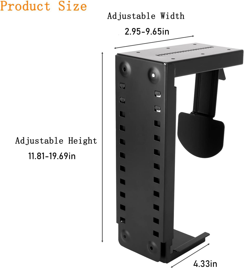 Adjustable Under Desk CPU Holder O974399