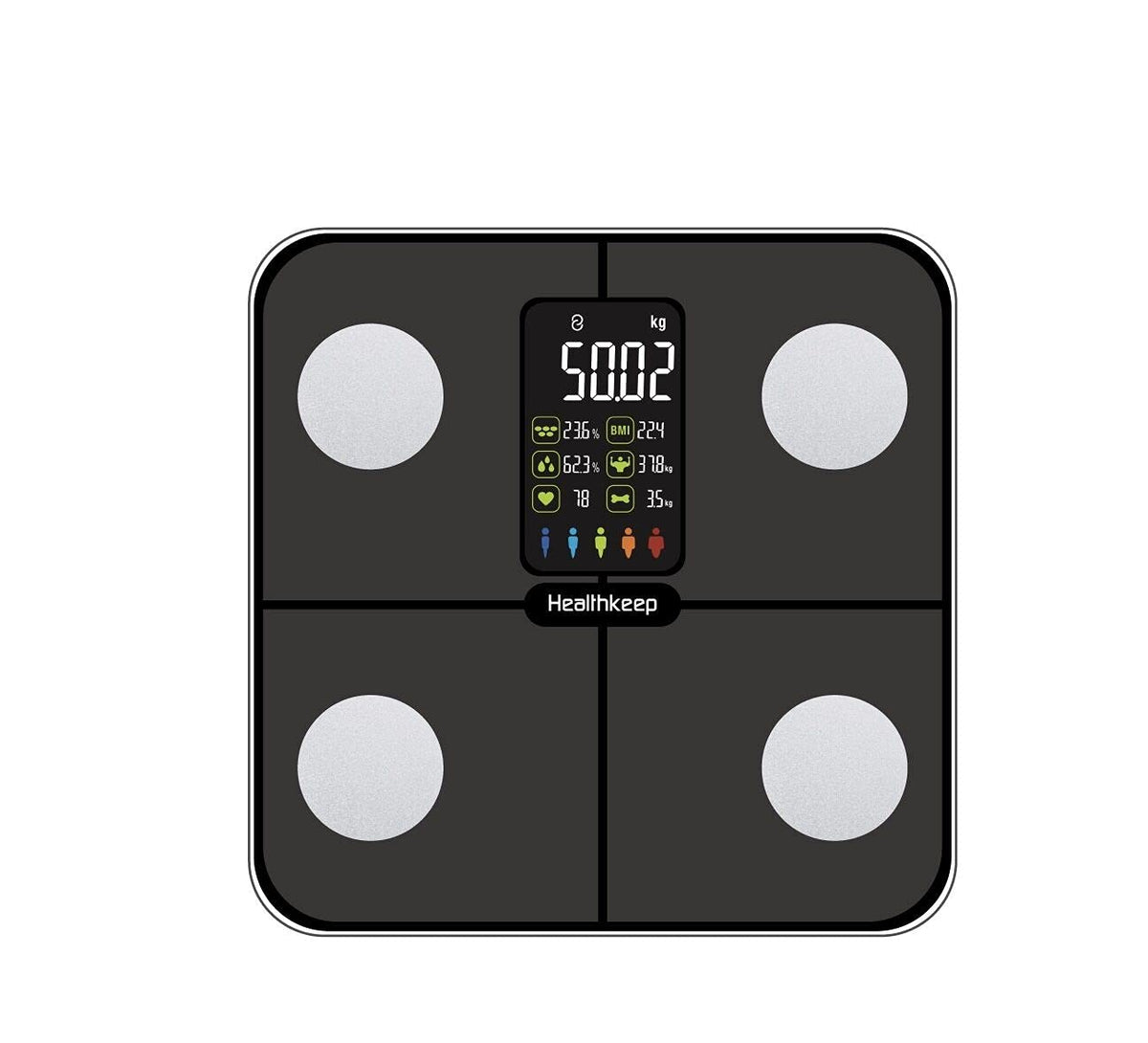 Digital Bluetooth Body Weight and Fat Scale E7455