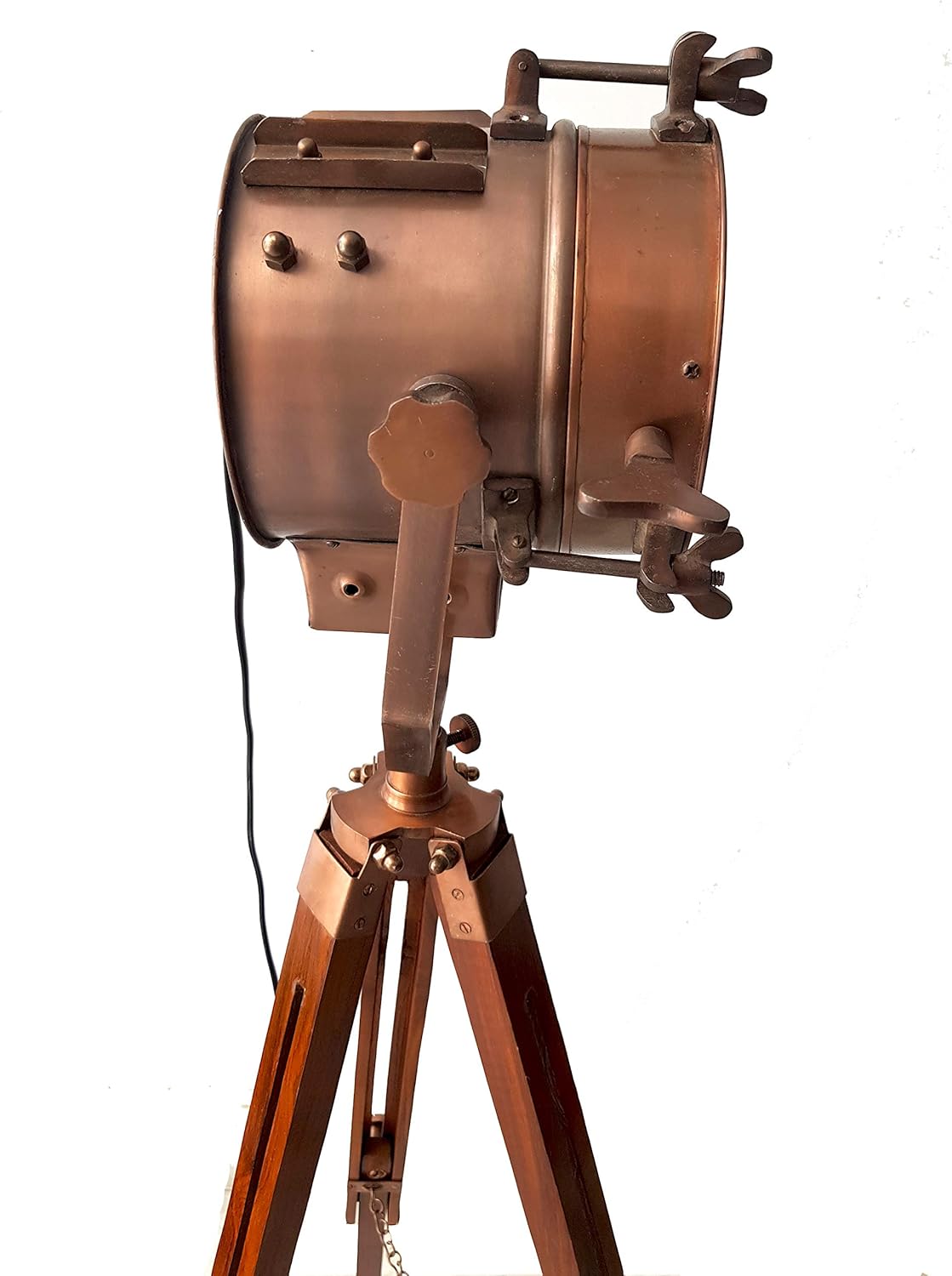 Vintage Nautical Searchlight Tripod Lamp V966