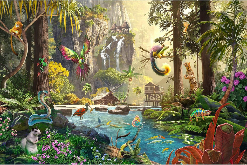 Tropical Forest 1000 Piece Jigsaw Puzzle J434207
