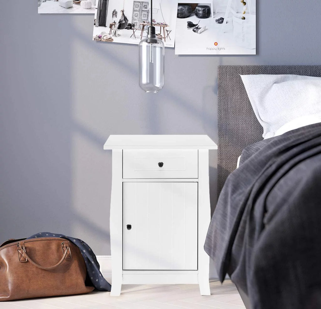 Set of 2 Wood Bedside Table U264