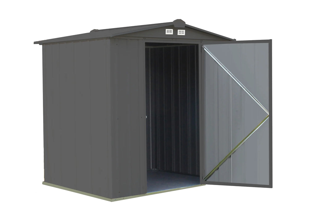 6 x 5 ft Galvanized Steel Storage Shed P112730