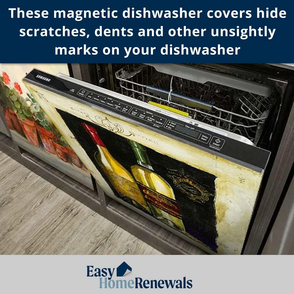 Vinyl Dishwasher Door Cover Sheet, 23.5 x 26 Inches, Pack of 2 A94542