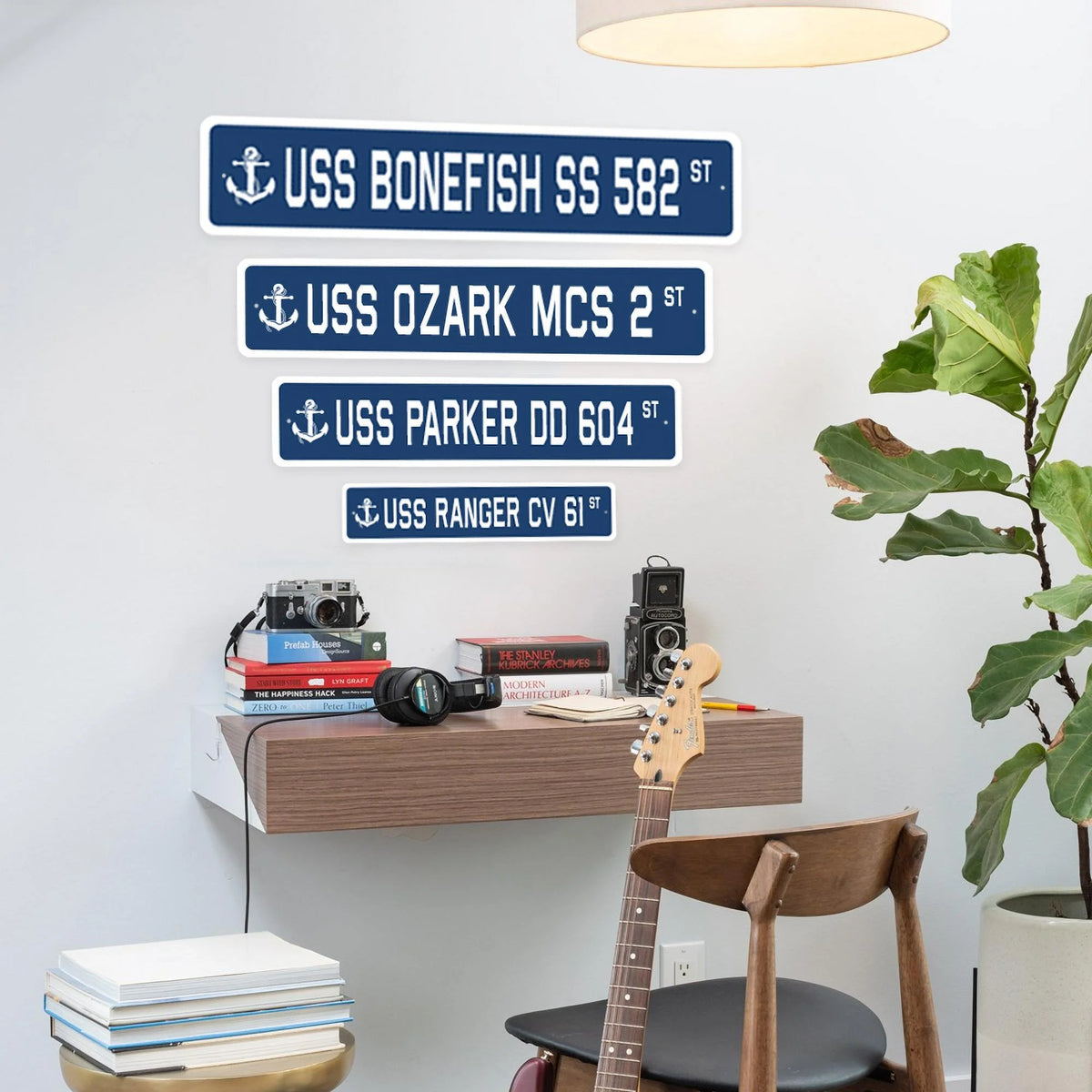Navy Ship Street Sign B4967
