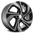 16x7 Black Alloy Wheel P295456