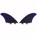 Purple Keel Glass Twin Tab Surfboard Fin J20568