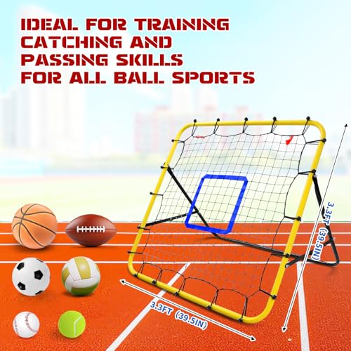 Baseball and Softball Rebounder Net with Pitching Target S9588