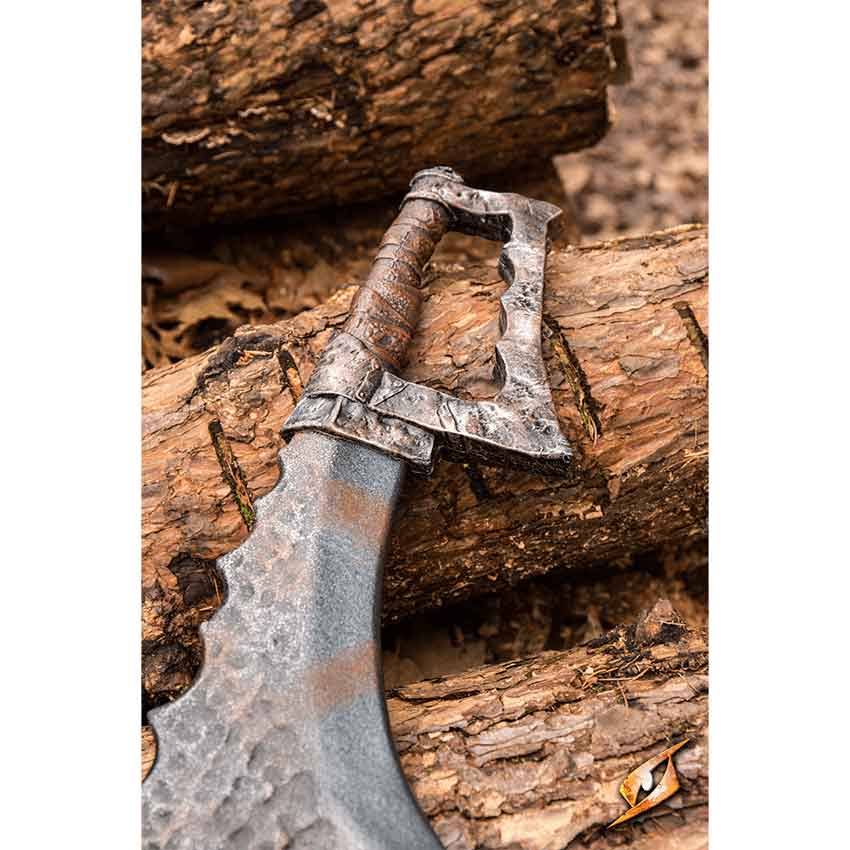 Leather Orc Cleaver W5155