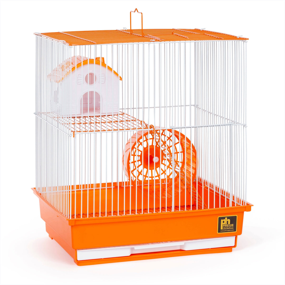 Two Story Hamster Cage Orange J7020