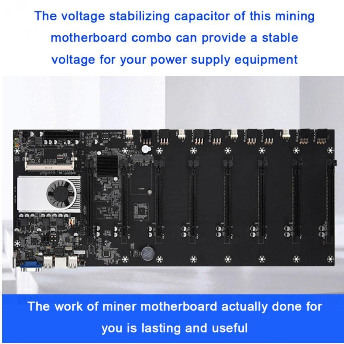 Mining Motherboard with 8 Video Card Slots Q103