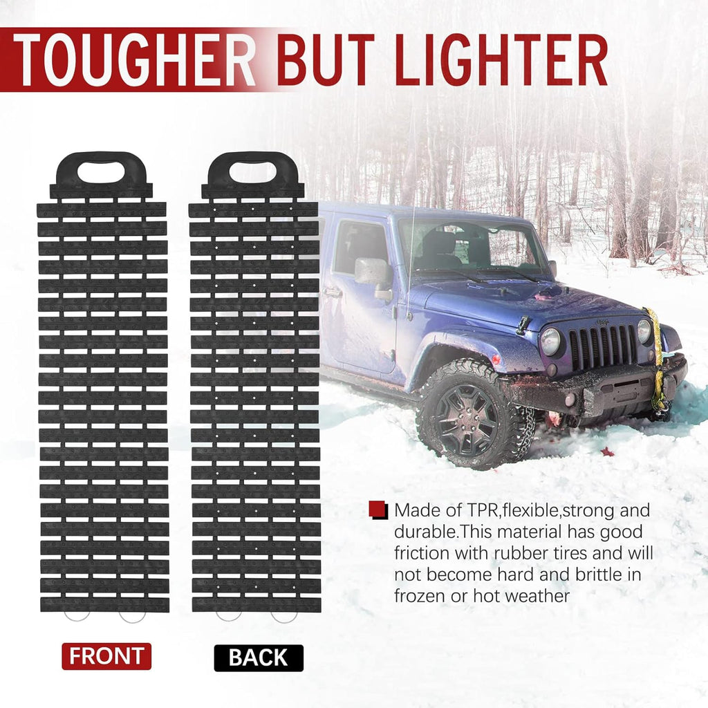 Tire Traction Mats 2 Pack with Bag Gloves L97545