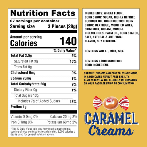 10 Pound Bag Vanilla Caramel Creams O1022