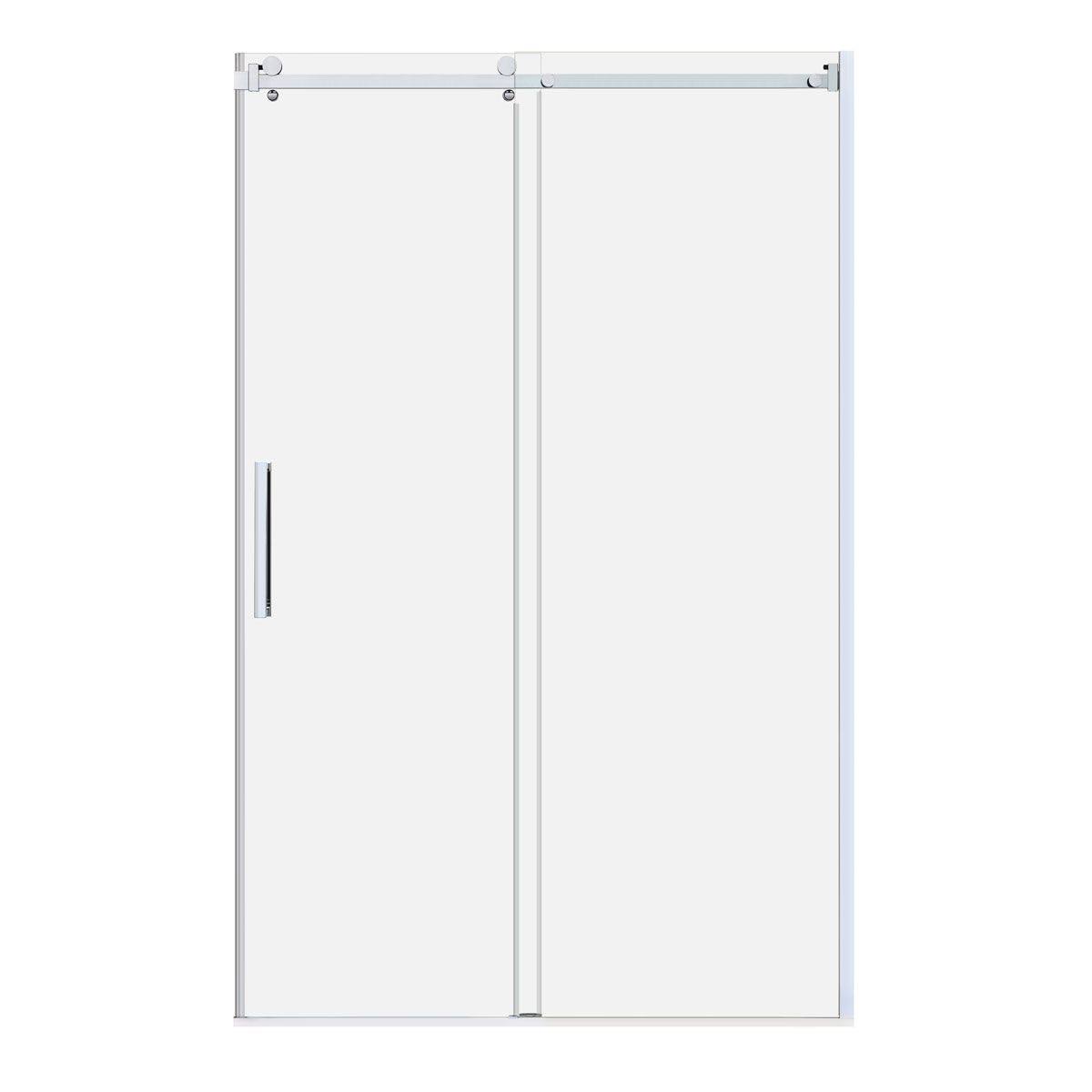 Semi-Frameless Sliding Shower Doors Chrome I811