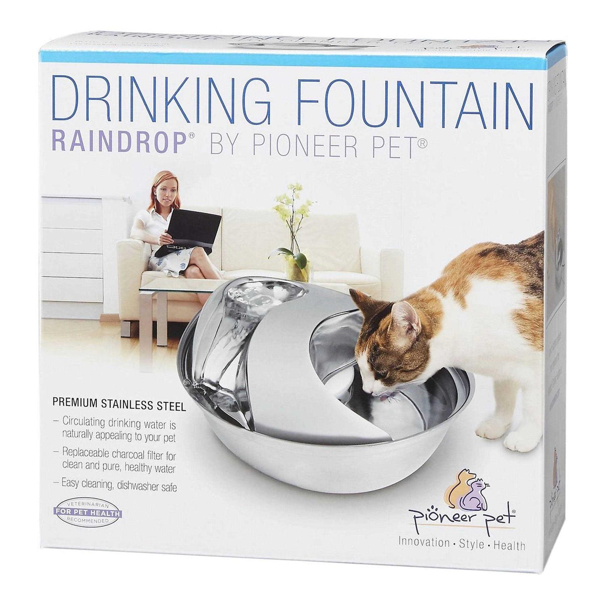 Stainless Steel Pet Fountain A556