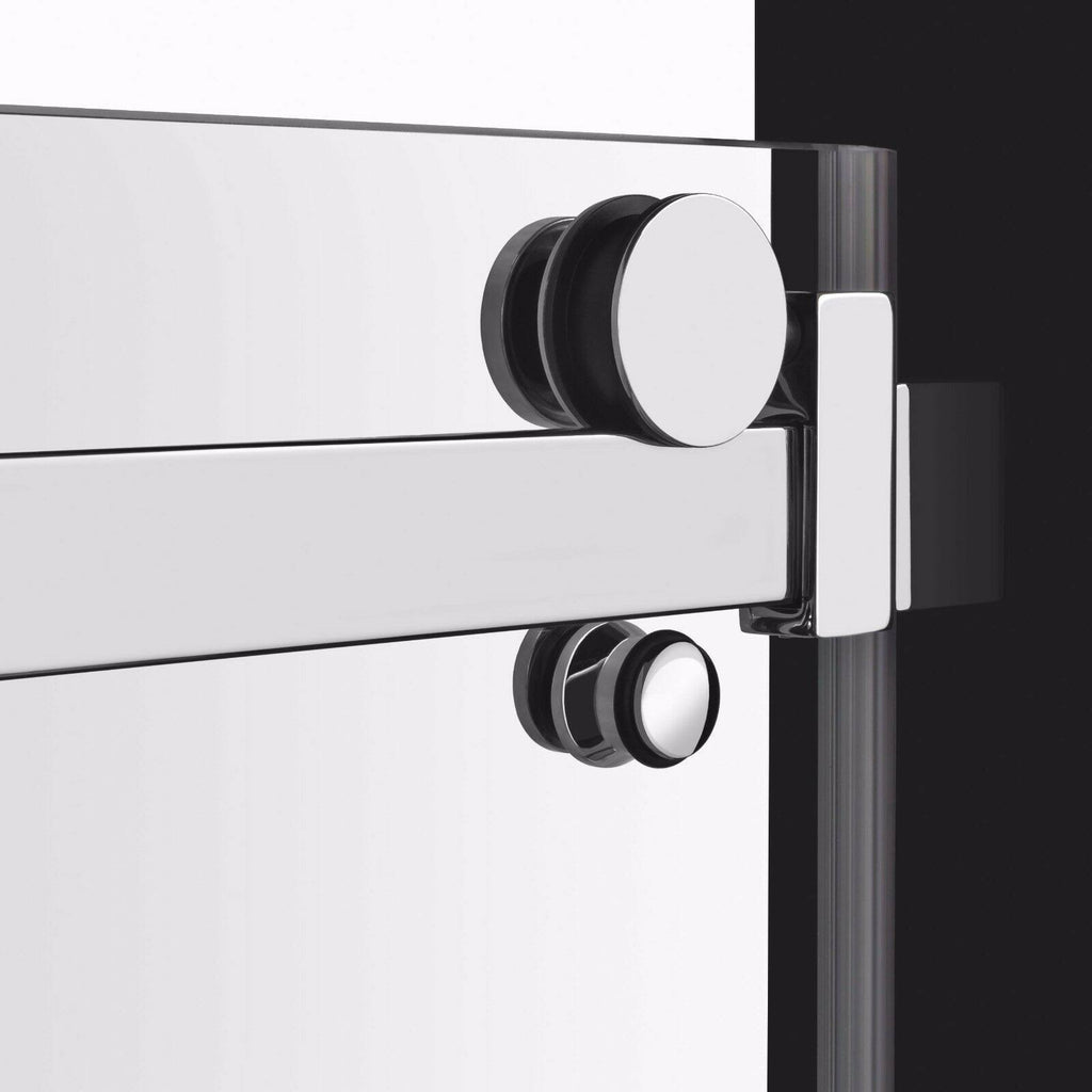Semi-Frameless Sliding Shower Doors Chrome I811