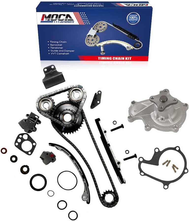 Timing Chain Kit & Water Pump for NISSAN Altima 2.4L L4 16V DOHC Pack of 2 W3509