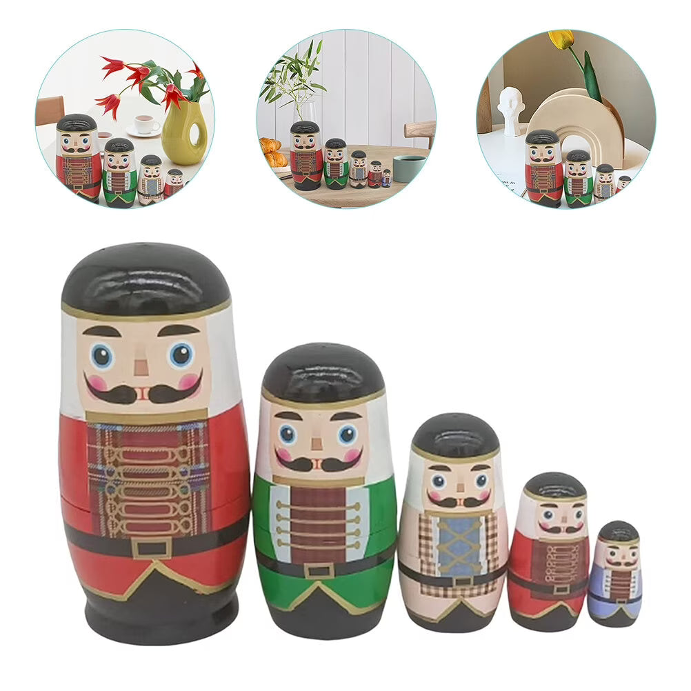 Nutcracker Wooden Stacking Dolls L3965