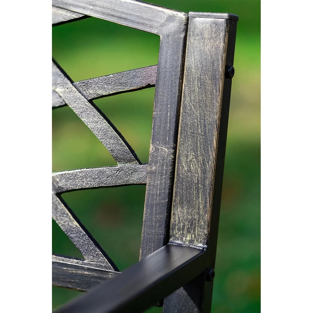 Bronze Colour 50 Inch Long Garden Bench K95244