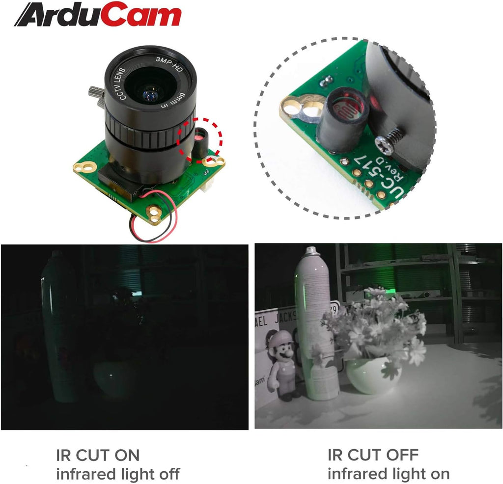 12MP Day and Night Vision Camera for Jetson Nano/Xavier NX G3289