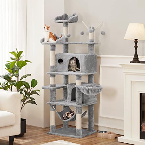67in Multi-Level Cat Tree with Scratching Post Z327