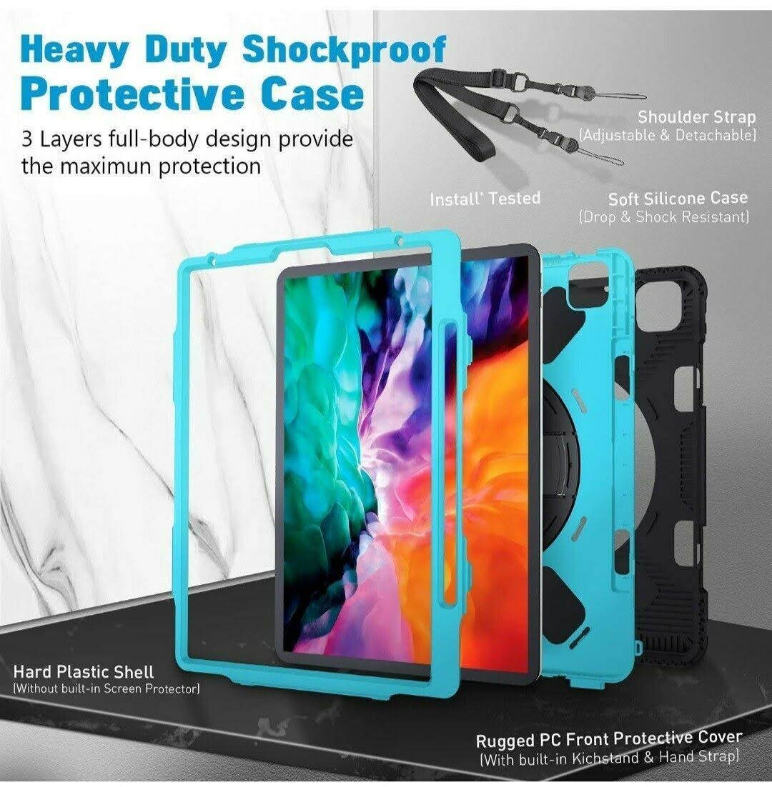 iPad Pro 12.9 Case with Pencil Holder Black I4726