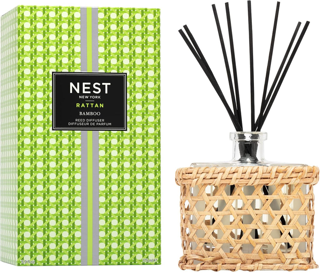 Bamboo Rattan Reed Diffuser, 5 Fluid Ounces P754