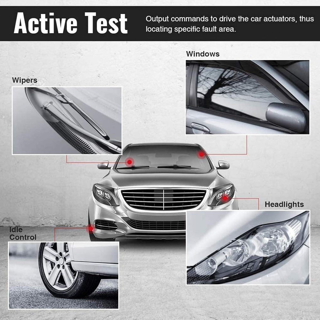 Automotive Diagnostic Scanner with Bi-Directional Control Q862