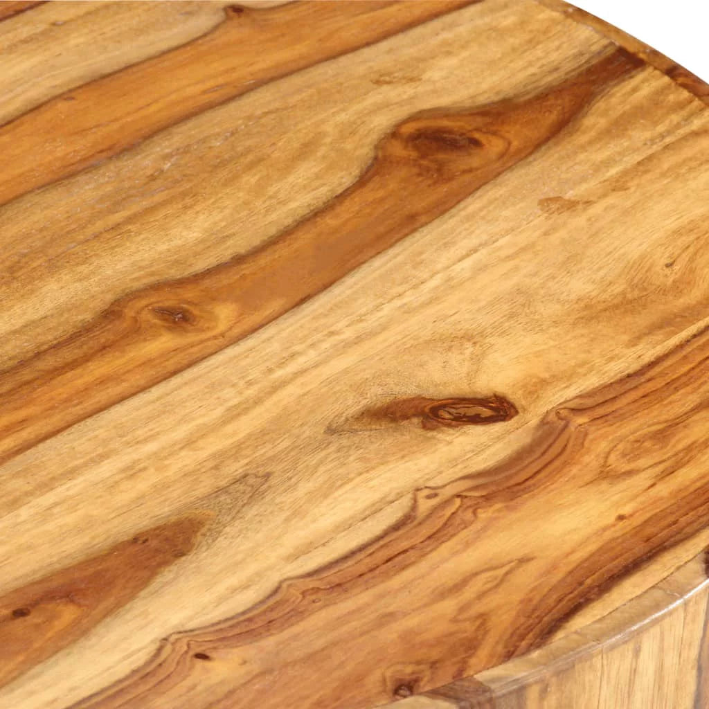 Round Solid Sheesham Wood Coffee Table P129