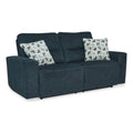 Blue 2-Seat Fabric Power Reclining Sofa Y508585
