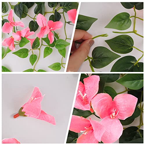 UV Resistant Artificial Bougainvillea Hanging Plant E566