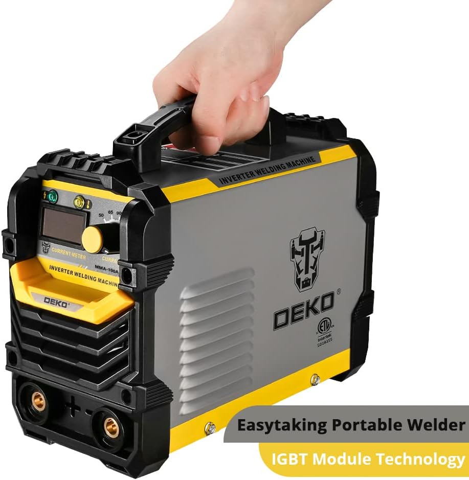 160A ARC Welder with Electrode Holder, Work Clamp and Brush V29400
