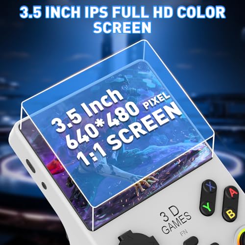 Black Retro Handheld Game Console with 256GB TF Card X6455