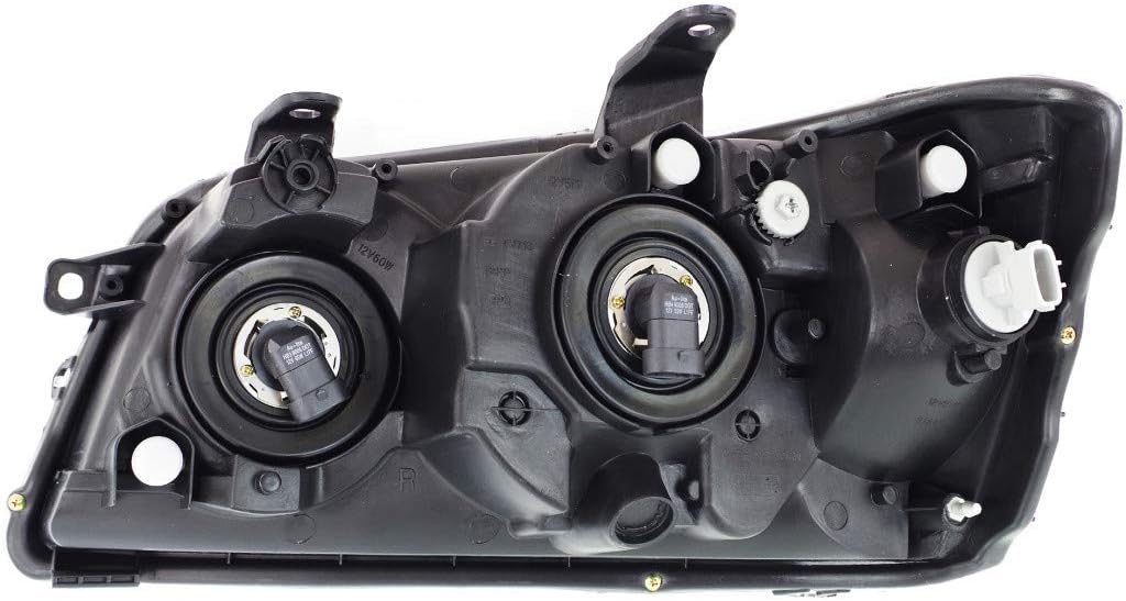Passenger Side Headlight for 2001-2003 Toyota Highlander, Pack of 2 D554294
