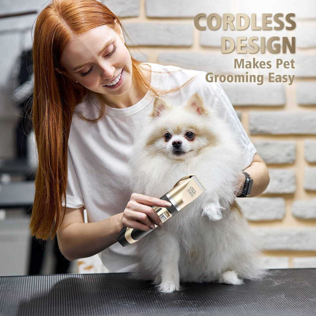 Dog Clippers Low Noise Rechargeable Cordless Grooming Kit W705