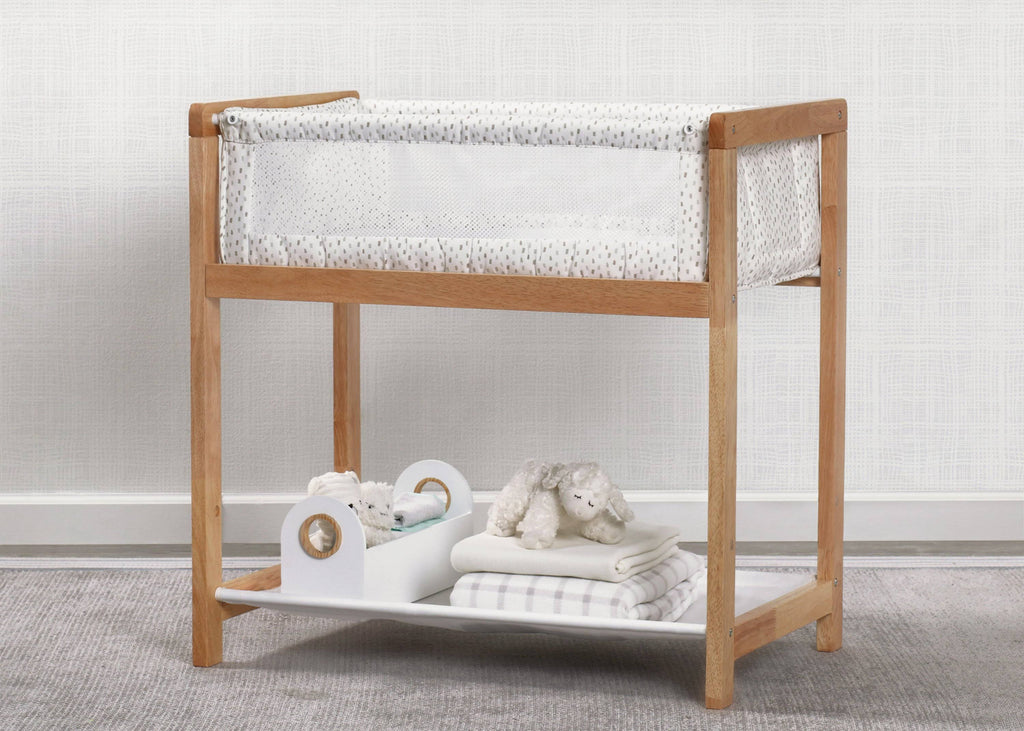 Portable Wood Bassinet Sleeper Crib S80443