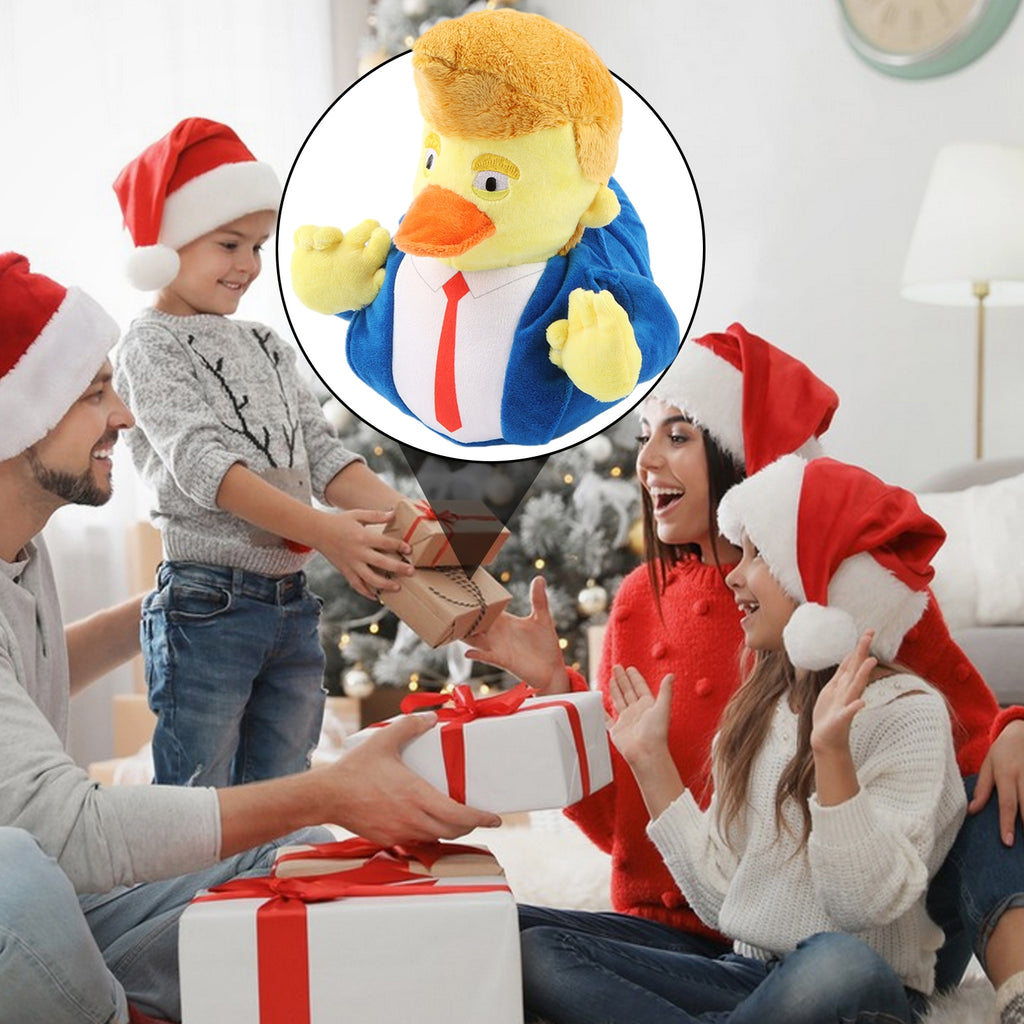 Plush Toy Duck Wearing Suit O9252