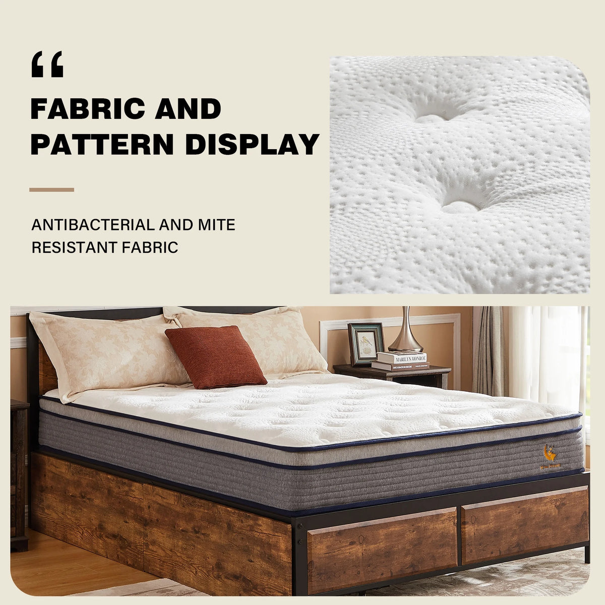 Queen Size Breathable Mattress W57664