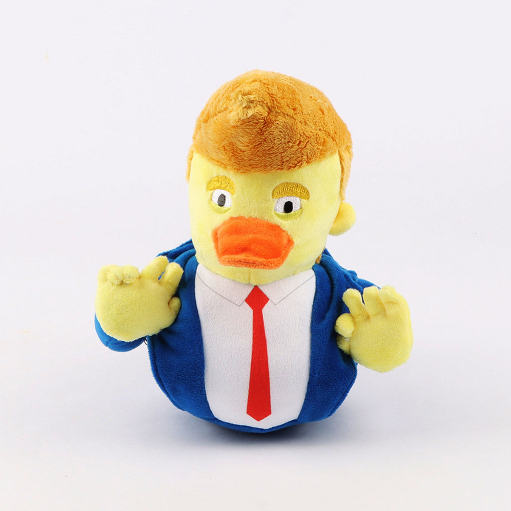 Plush Toy Duck Wearing Suit O9252
