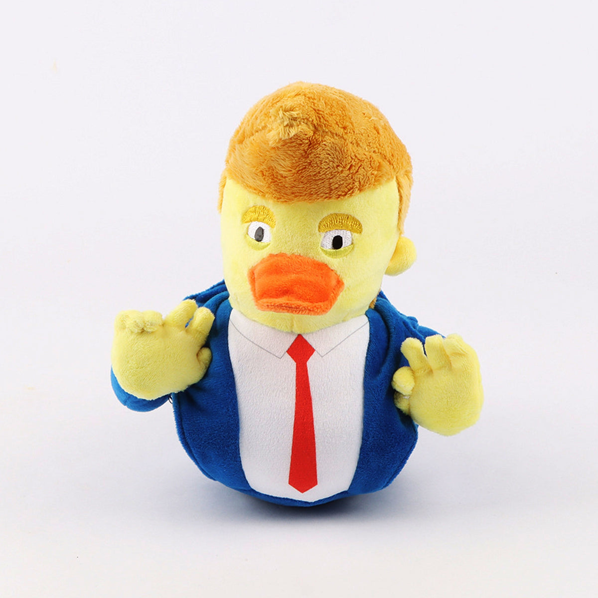 Plush Toy Duck Wearing Suit O9252