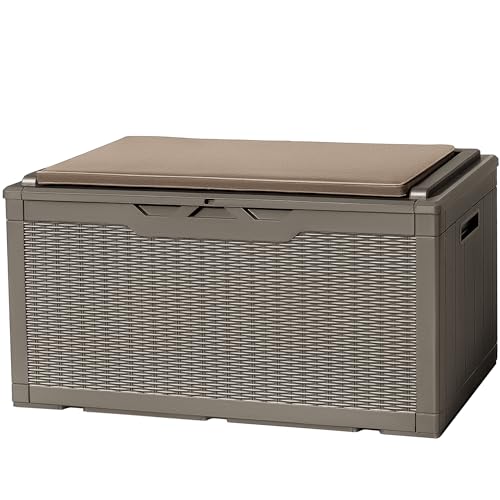 120 Gallon Waterproof Resin Deck Box B1653