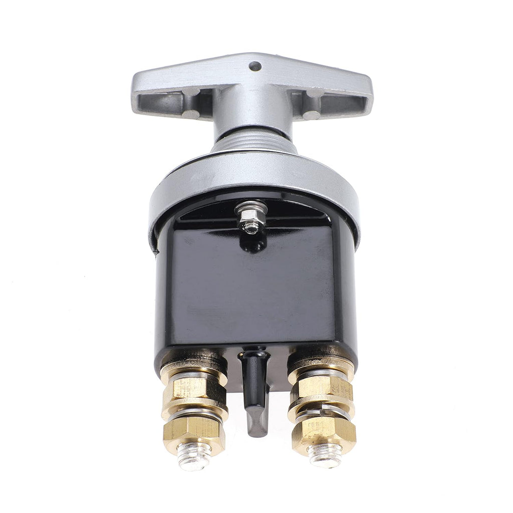 Battery Disconnect Switch with Lock-Out Plate, 12V Battery Kill Switch Fixed Handle Isolator K2475