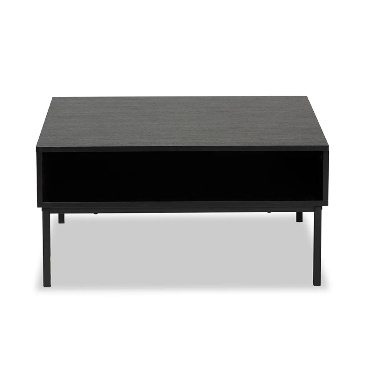 Oak Brown and Black Wood Coffee Table T34767