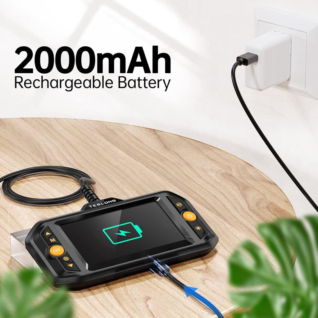 5.5mm Endoscope Camera with Light and Screen, 16.5ft U20454