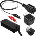 Circuit Breaker Finder Adapter Accessory Kit with Clips, Light Socket, Grounding Outlet Adapter and Carrying Case Z5861