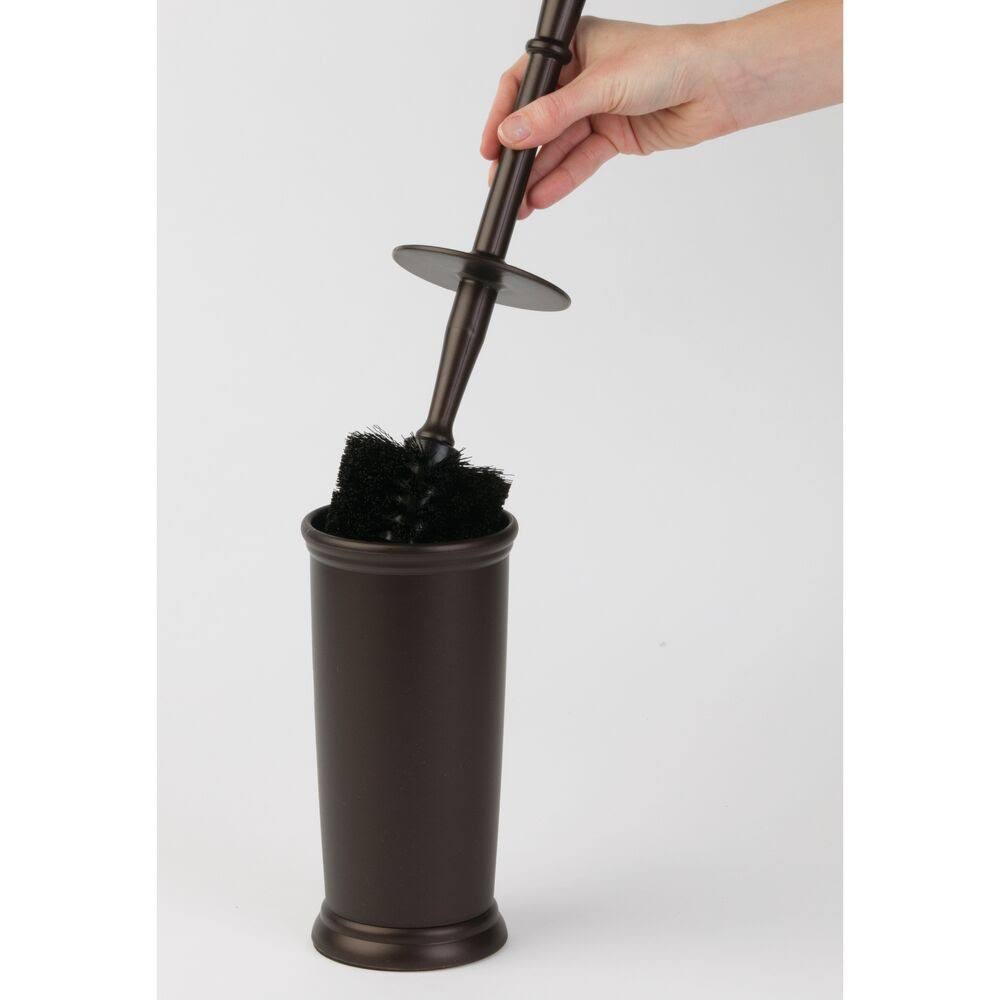 Toilet Bowl Brush, Plunger, Toilet Paper Holder, Trash Can, Set of 4 Q6632